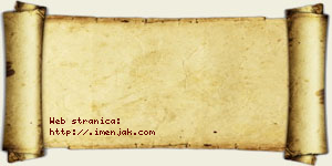 Tina Aćimac vizit kartica